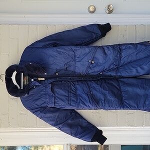 Vintage Refrigiwear Small Snowmobile Suit. No Hood Good Condition